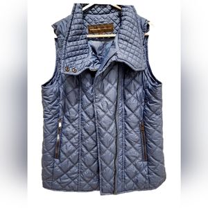MARC NEW YORK Andrew Marc Dark Blue Puffer Vest Women's Size L